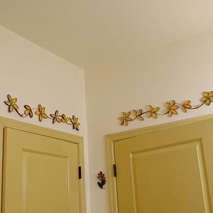 Toilet paper roll wall art